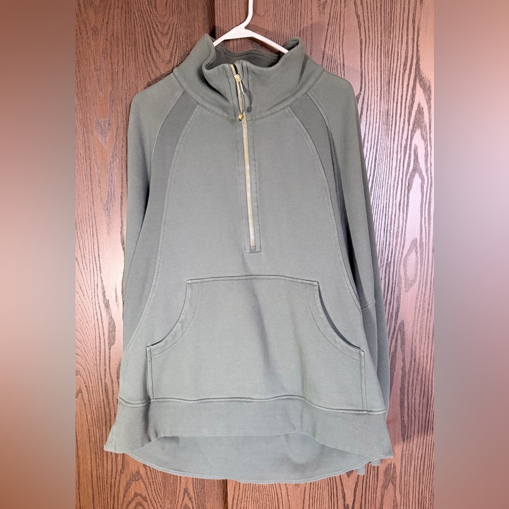 lululemon athletica scuba oversized final neck, half zip